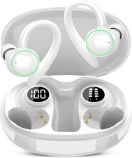 Wireless Earbuds, Bluetooth 5.4 With ENC Noise Cancelling Mic, Stereo Deep Bass