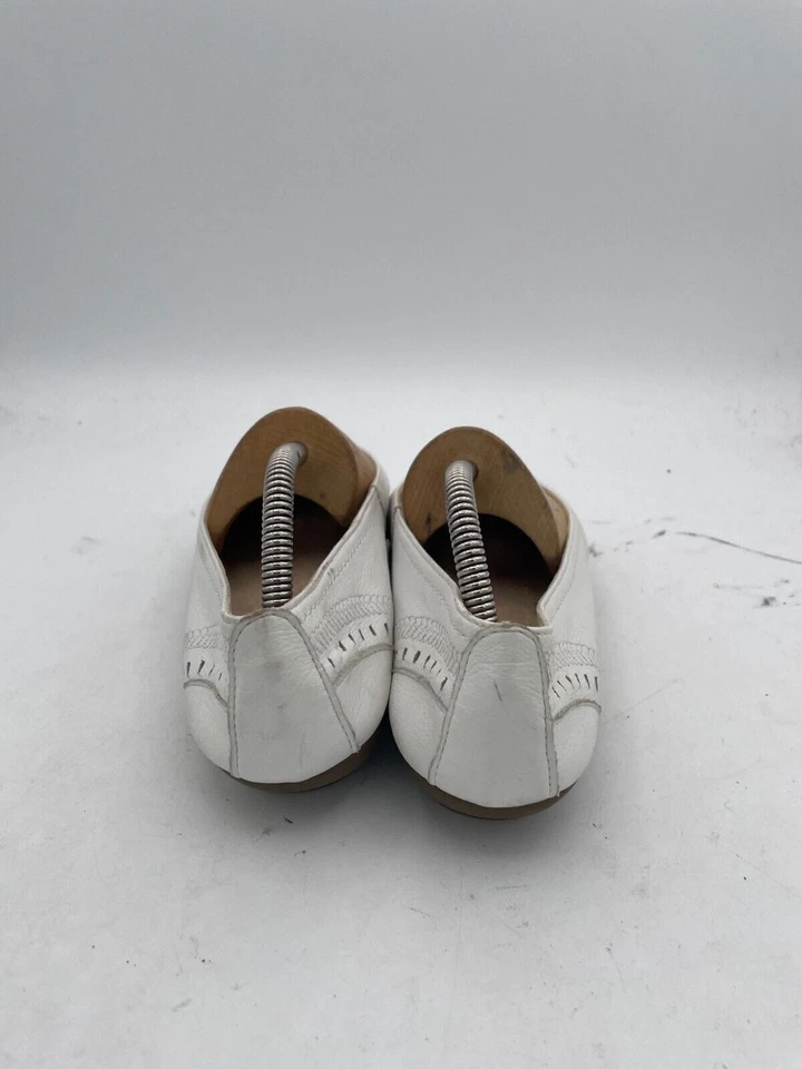 Aerosoles Boi Oh Boi Ballet Flat Women's Sz 6.5M White Leather Slip-On Round Toe - Image 3 of 4