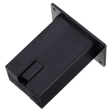 Black Durable Plastic Battery Case for Guitar Pickup Accessories