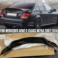 Heckspoiler Für MERCEDES C Klasse W204 Spoilerlippe GLANZ SCHWARZ 2008-2014