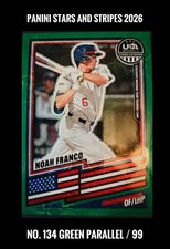 Panini USA Stars & Stripes Noah Franco No. 134 Green Wave parallel / 99 