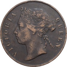 [#1512706] Mauritius, 5 Cents, 1897, Bronze, ss, KM:9