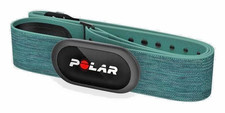 Polar H10 chest strap heart rate monitor, RARE teal strap; Bluetooth, waterproof