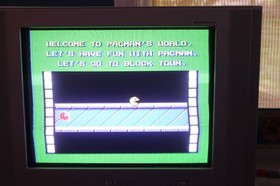 Pac-Mania NES Tengen Black Cart TESTED Working Authentic Free Shipping