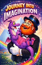 Journey Into Imagination Figment Colorful Print Epcot Dreamfinder Disney Poster