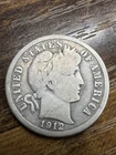 1912-S Barber Dime Actual Dime  Fine And Nicely Priced