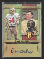 2017 Panini Gold Standard Gold Jacket Signatures Dave Wilcox #GJ-DW 32/64