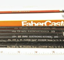 Vintage BEROL AW Faber Col-Erase Carmine Red Electronic Scorer 350 175 Pencils