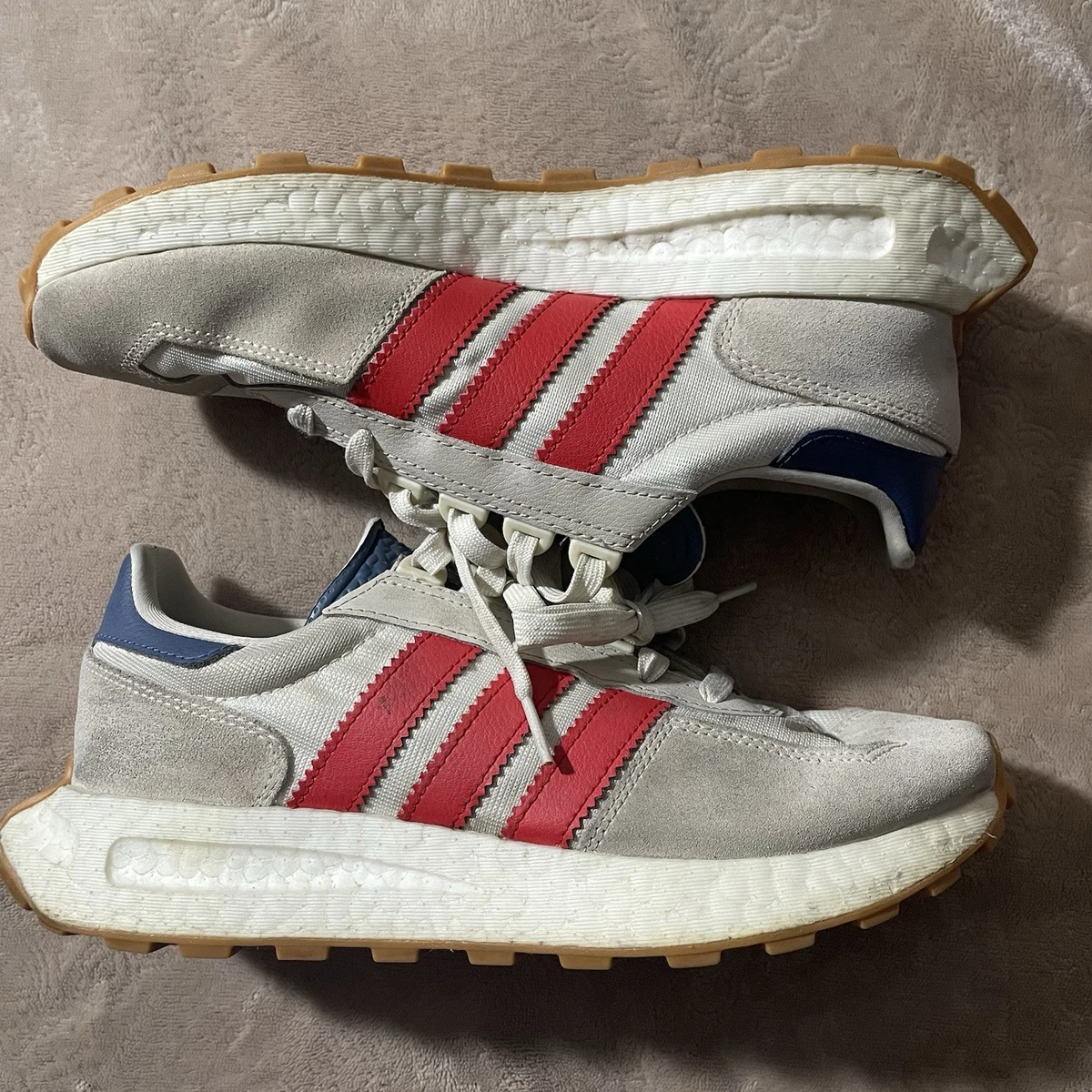 Adidas Retropy E5 Altered Blue White Orange Sneakers 11.5 Men’s EUC w/ Box & Tag Adidas Retropy E5 Orbit Grey Altered Blue for sale | eBay main image 3