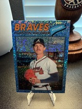 2026 Topps Heritage Chrome Light Blue Sparkle #145 HURSTON WALDREP BRAVES