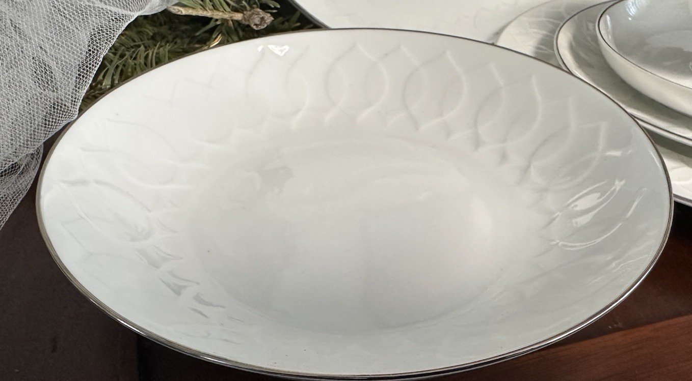 Rosenthal Lotus Platinum Dinner Service 12 Place Settings Tea Coffee 90 Pc