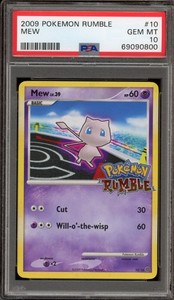 Pokemon Mew Rumble #10 PSA 10 Gem Mint