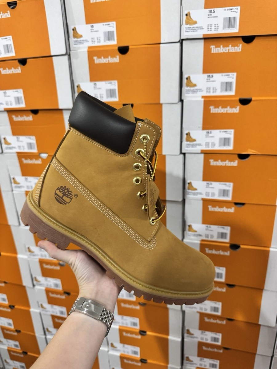 Timberland 6 inch Premium Work Boots for Men, Size US 9.5 - Wheat