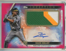 2024 Topps Inception Zack Gelof Patch Autographs Magenta #APCZG【41/75】 Oakland A