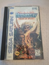 Romance Of The Three Kingdoms 4 Sega Saturn Complete With Registration Card
