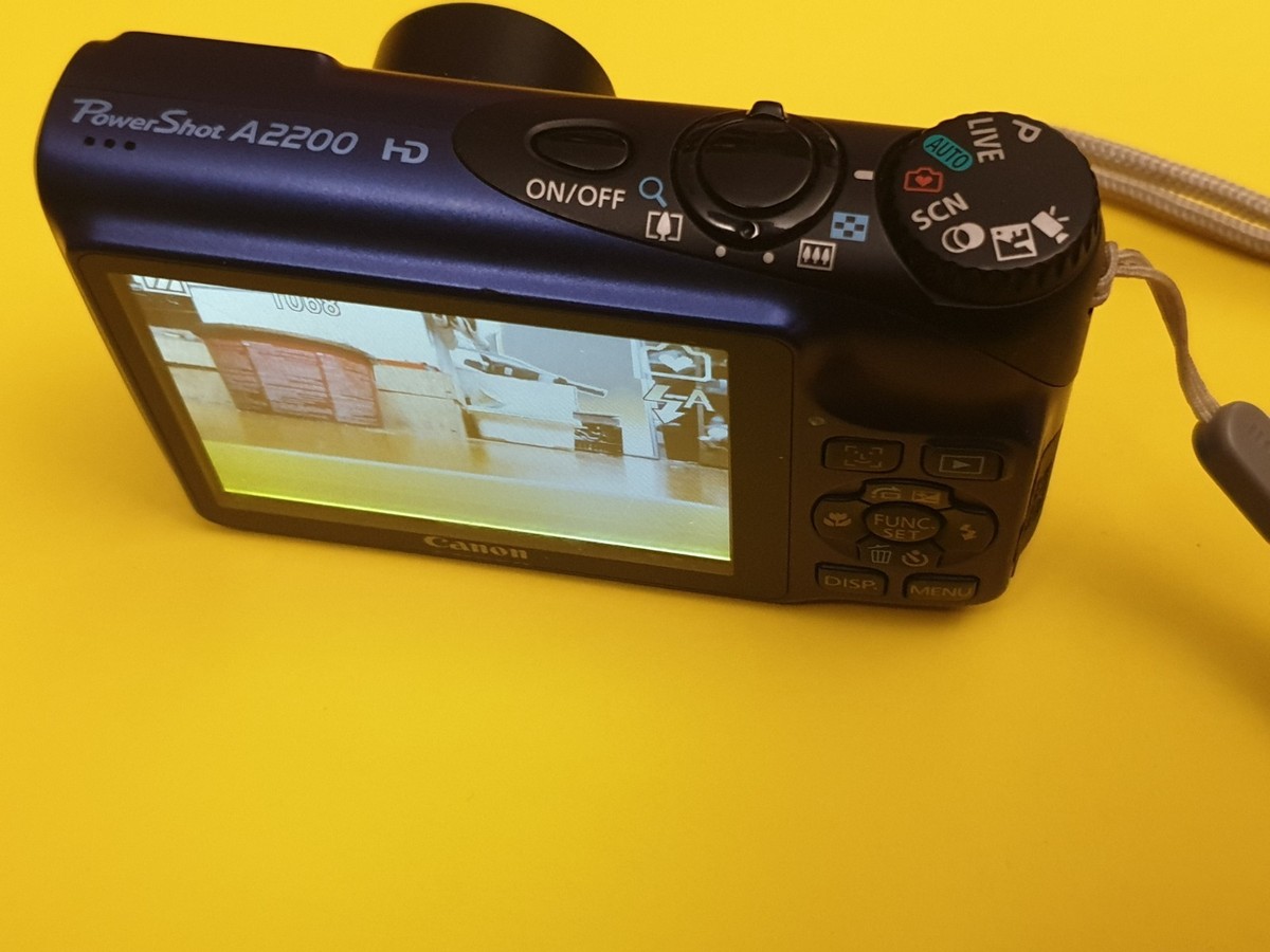 Canon PowerShot A2200 14.1MP Digital Camera - Blue for sale online