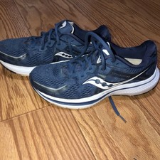womens Saucony Omni 20 running walking shoes indigo/blush size 8.5