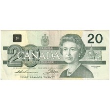 [#376879] Canada, 20 Dollars, 1991, VF