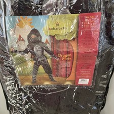 In Character Costumes Ninja Warrior Boys Costume Marshal Arts Sz 6 5 Pieces