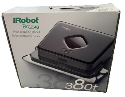 iRobot Braava 380t Black Robot Mop Floor Mopping Robot B380020