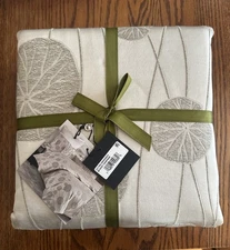 Michael Aram Champagne Lily Pad Queen Duvet Cover