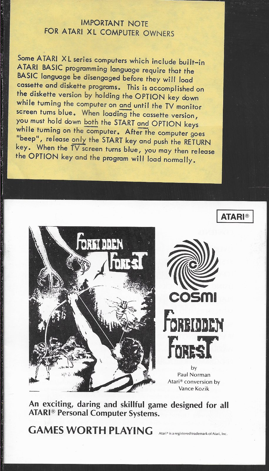 Forbidden Forest commodore 64 complete, Not Working. | eBay