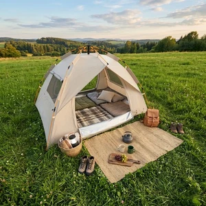 2-3 People Automatic Instant Pop Up Tent for Camping Tent Waterproof UV Protect
