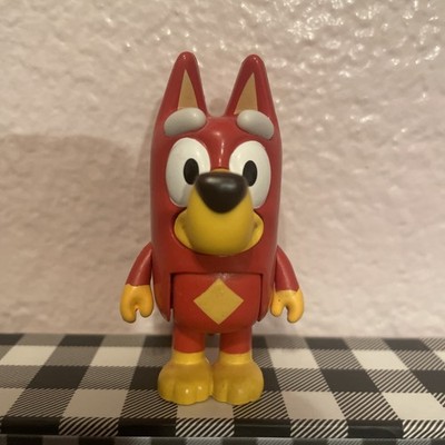 Bluey Friend RUSTY Red Kelpie Dog School Friend Replacement Figure Blue NEW