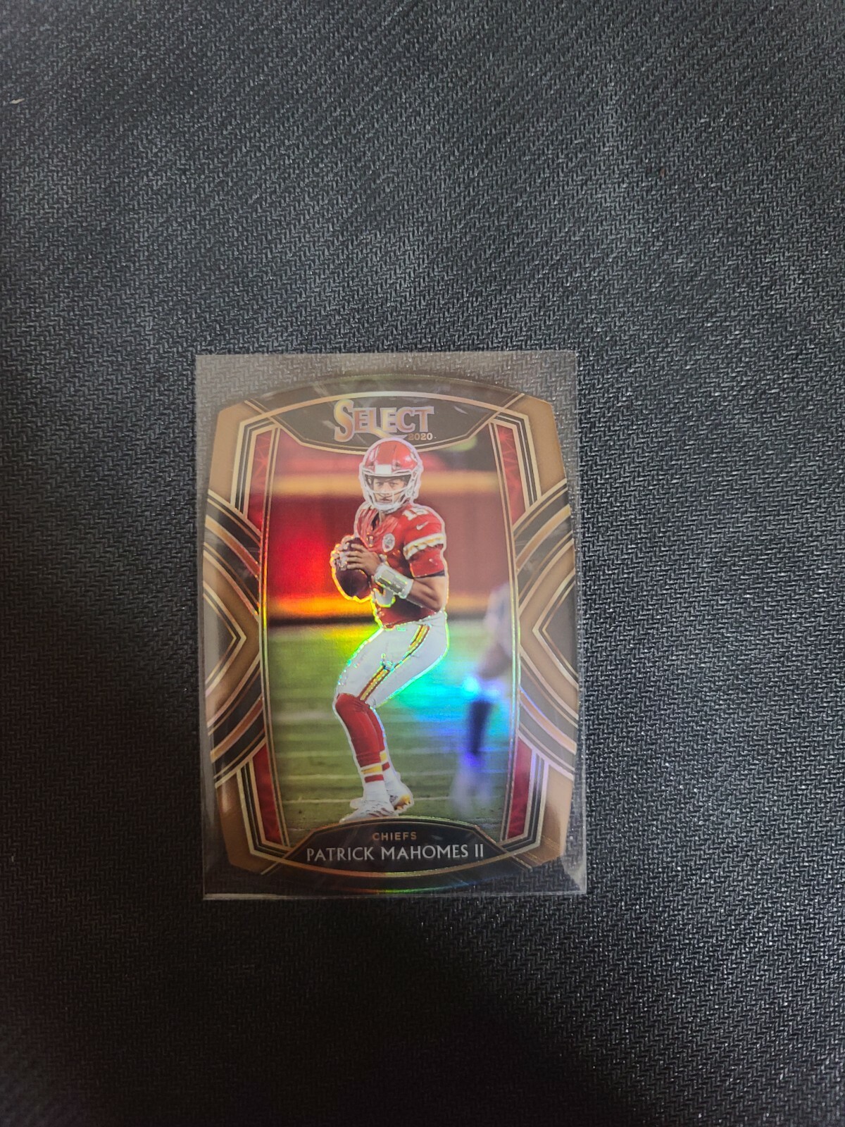 2020 Select Patrick Mahomes II Club Level Copper Die Cut Prizm #072/355