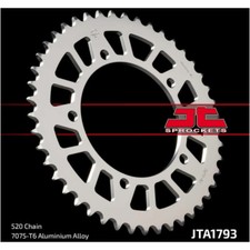 Aluminium Ultraleichtes Kettenrad 1793-520 JT SPROCKETS JTA1793.47BLK rear 1793