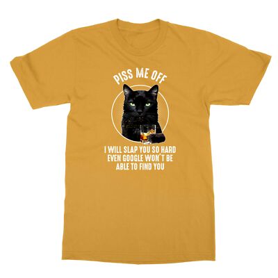 Black Cat Piss Me Off I Will Slap You So Hard Even Won't Be Able Unisex Tshirt