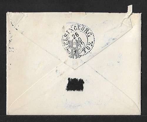 SWEDEN HELSINGBORG TO FINLAND 10ore ON COVER 1899 - Picture 2 of 3