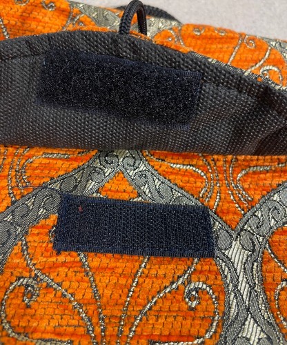Neu Kelim Umhängetasche Handtasche aus Türkei Orange und Gold Evil Eye Perlen - Bild 6 von 6