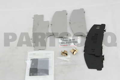 0494526180 Genuine Toyota SHIM KIT, ANTI SQUEAL, FRONT 04945-26180 