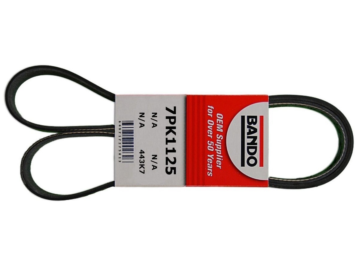 Serpentine Belt Bando 7PK1125 Fits 12-15 Nissan Versa 1.6l-l4 for