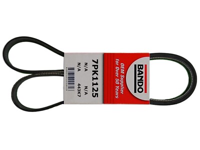 【NONCODE】Miona Belt One-Piece Bando 7PK1125 Serpentine Belt For 12-19 Nissan Micra Versa