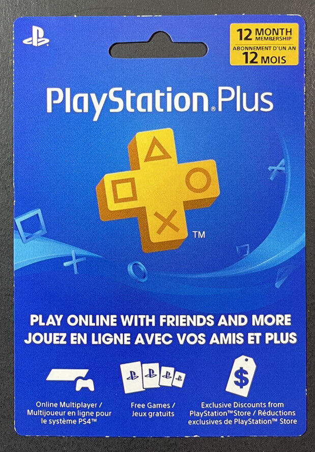 Sony PlayStation Plus Essential 12-Month Card (PS3 / PS4 / PS5/ PS VITA)  NEW