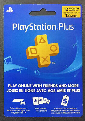 Sony PlayStation Plus Essential 12-Month Card (PS3 / PS4 / PS5/ PS VITA)  NEW