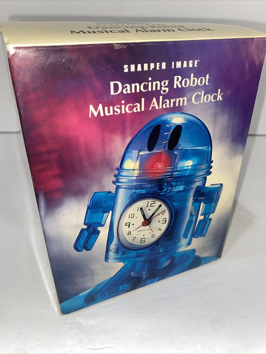 Sharper image dancing robot musical alarm clock/ vintage/ rare
