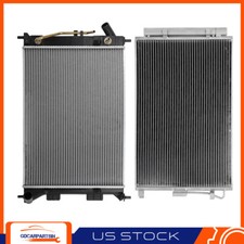 Radiator And A/C Condenser Aluminum Cooling Kit For 2012-2013 Kia Soul 2.0L L4