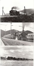 3 x DR Foto BR 38 2267, 38 2566-8 und 38 205 Dampflok  ( 68342