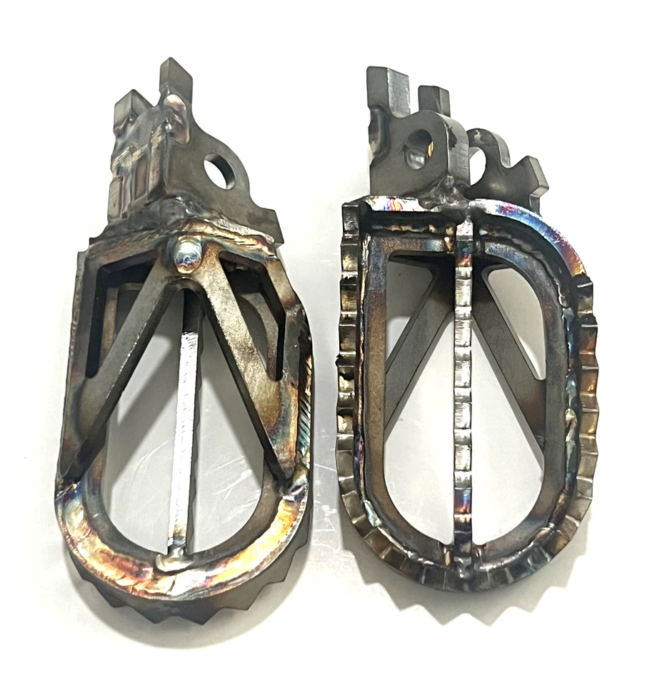 Clavijas de pie Honda CRF250 y CRF450R 04-24 SS estilo Raptor 100 % tripas CRF250R CRF 450 Foto 4 de 4