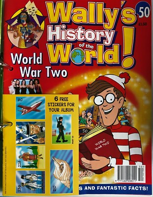 Wally's World binder Plus 13 issues magazines & 1 Stickers