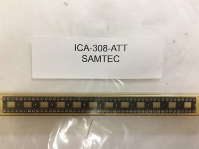 ICA-308-ATT SAMTEC Conn DIP Socket SKT 8 POS 2.54mm Solder ST TH 6 PIECES