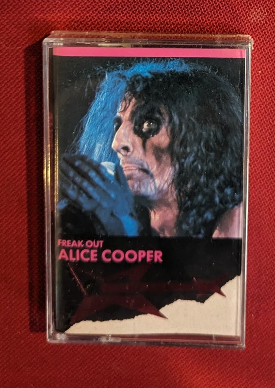 Alice Cooper Freak Out Cassette. SEALED