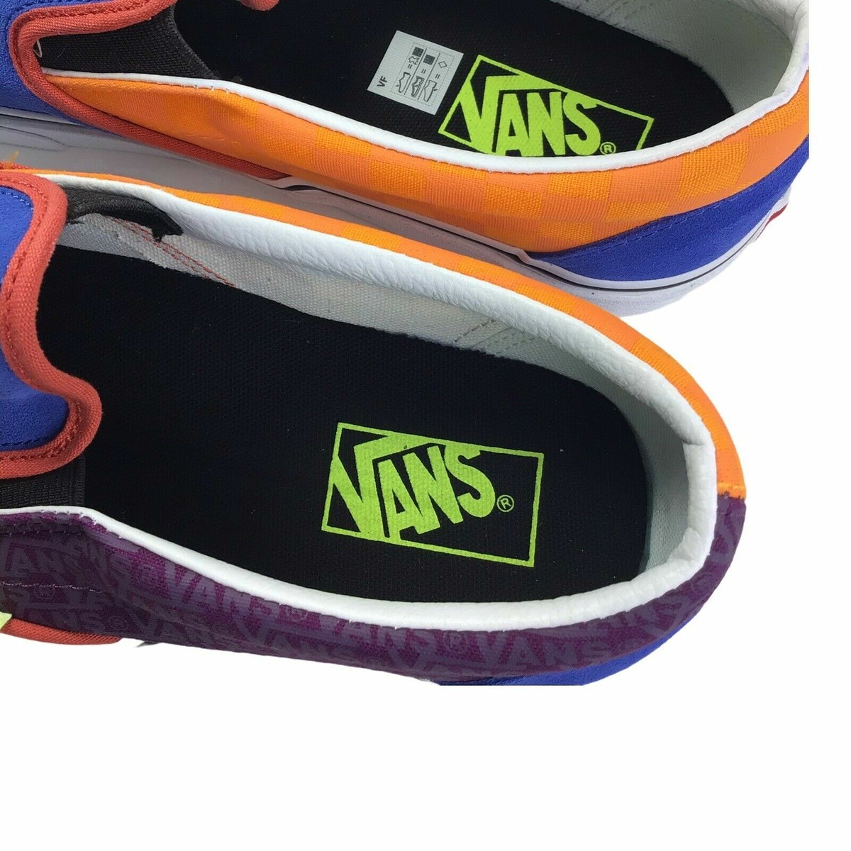 Vans Classic Slip On Mix Match Violet Indigo Mens 7.5 