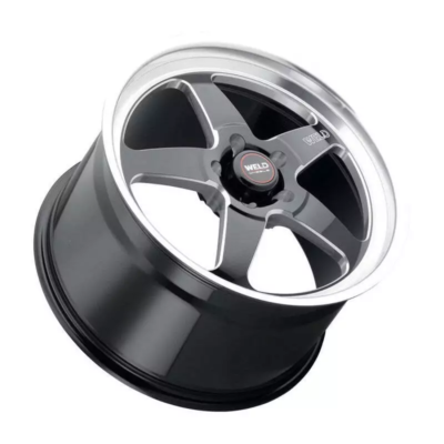 #ad 2005 2024 Mustang 17x10 Weld Racing Ventura Drag Wheel Gloss Black Milled Spokes $430.00