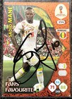 PANINI FIFA WORLD CUP RUSSIA 2018 SADIO MANE HAND SIGNED FOOTBALL CARD VGC