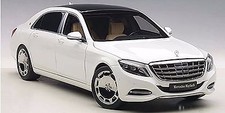 AUTOART MERCEDES BENZ MAYBACH S CLASS S600 WHITE 1:18 *New Item!