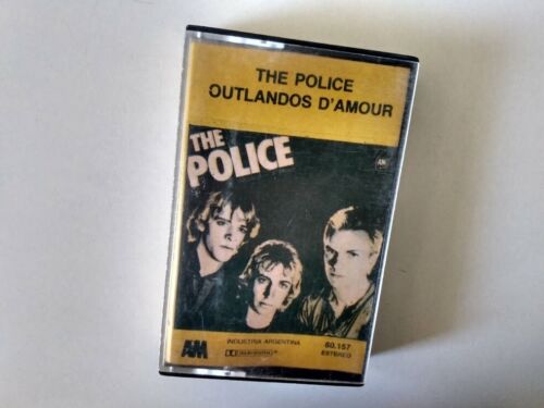 The Police Outlandos D'Amour - Cassette Tape Argentina Pressing VG+ Cond Sting